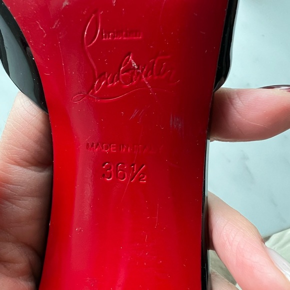 Christian Louboutin Me Dolly 85 patent sandals - Picture 7 of 7